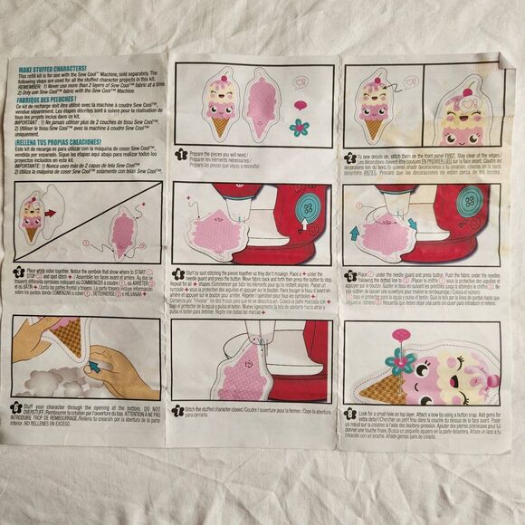 Sew Cool Sewing Machine - Purple w/ Pink Accents W/ Accessories - Picture 16 of 16